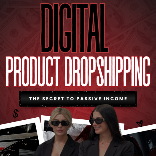 Digital product dropshipping. Showing you how to make money online and from home.